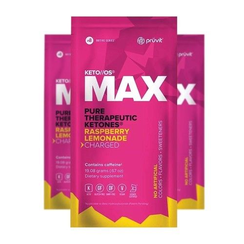 KETO//OS MAX Raspberry Lemonade CHARGED N8tive Series - BHB Beta Hydroxybutyrates Exogenous Ketones Supplements for Fat Loss, Workout Energy Boost and Weight Management through Fast Ketosis, 3 Sachets Reviews 2022
